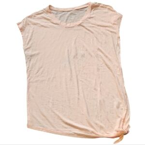 Gaiam Sleeveless Burnout Tie Side Top